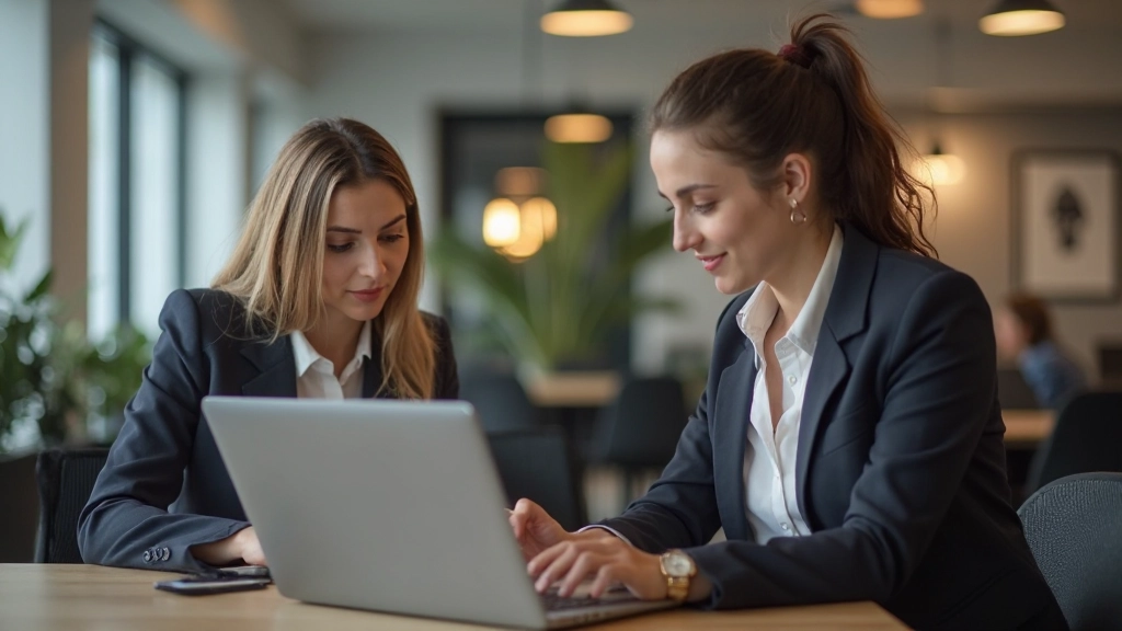 Лидер проводит обучающую сессию для членов команды в офисе