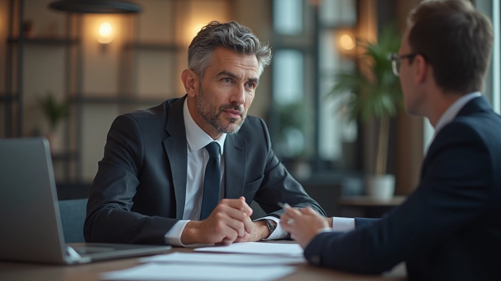 Профессионал проводит переговоры и деловую встречу с деловым партнером